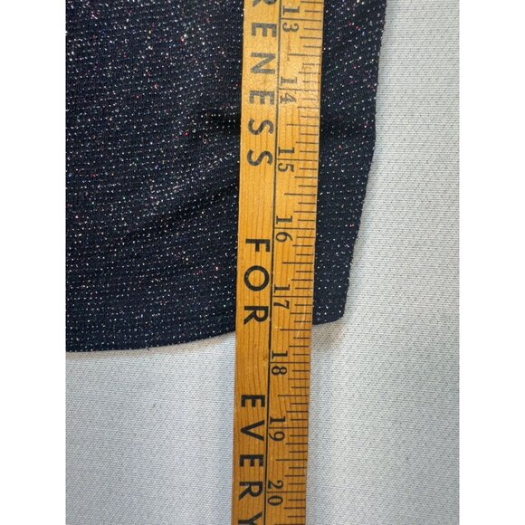 Urban Outfitters Womens Semi Sheer Sparkle Cami Tank Top Size m Black Glittery - Picture 8 of 10